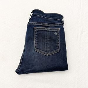 Rag & Bone 10" Skinny Soft Harrow Dark Wash Denim Jeans Size 26